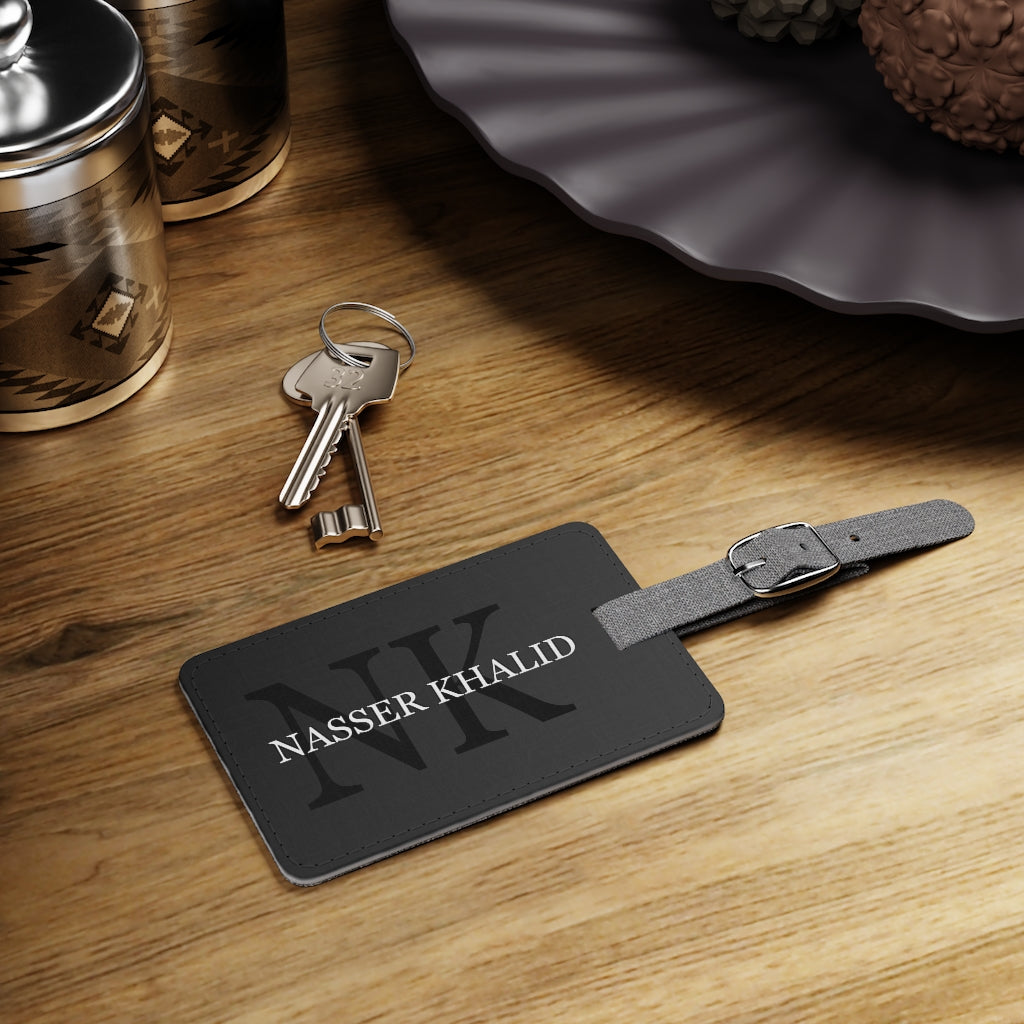 Personalized Saffiano Leather Luggage Tag